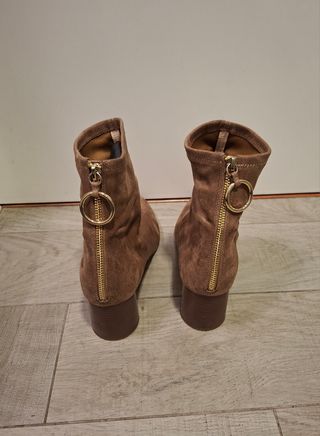 Botines Zara Beige/Marrón Talla 42
