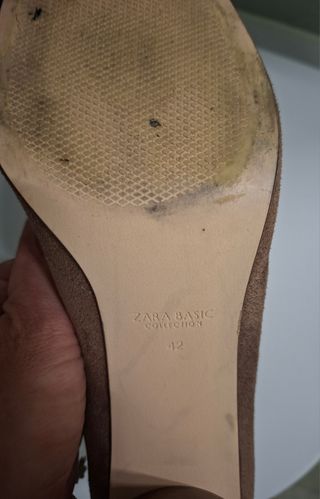 Botines Zara Beige/Marrón Talla 42