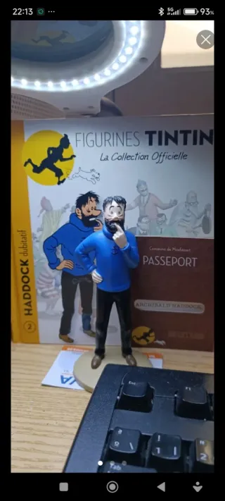 Lote hadock y Avión Tintín CN-3411