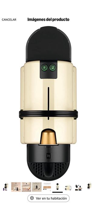 Cafetera Nespresso Crema Essenza