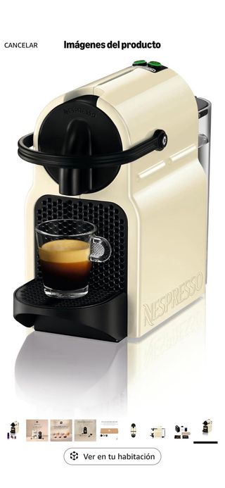 Cafetera Nespresso Crema Essenza