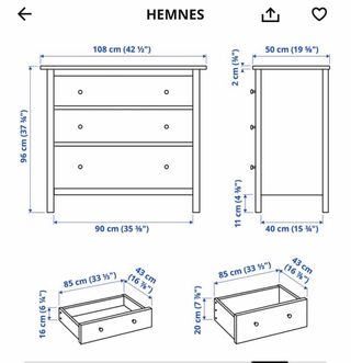 Cómoda Hemnes Blanca Ikea