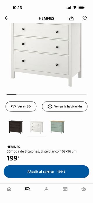 Cómoda Hemnes Blanca Ikea