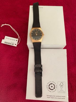 Reloj Bering Mujer Oro y marrón