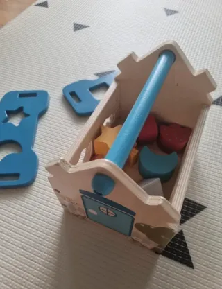 Casita madera encajables Montessori