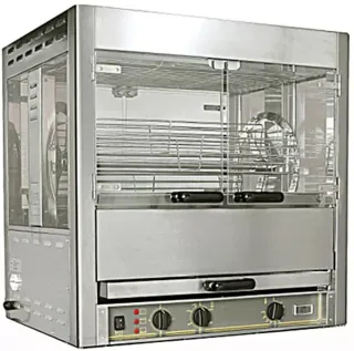 Máquina de pollos con mueble