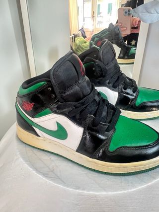 Scarpe Nike Air Jordan 1 Mid Verde