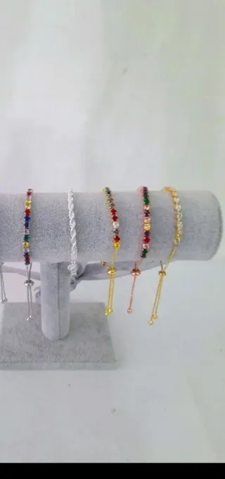 OFERTA Pulseras Acero Multicolor Ajustables Todas.