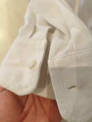 Polo Burberry Hombre Blanco