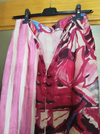 Falda larga estampada talla XS