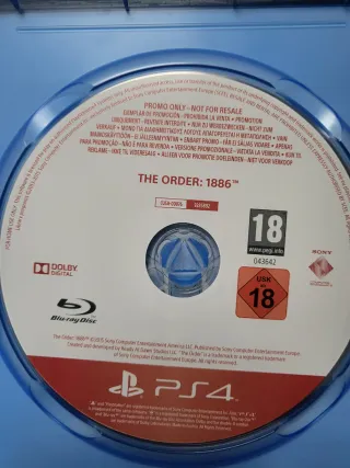 Videojuego PS4. The Order 1886 (Ej. de Promoción)
