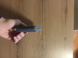 Portafoglio donna Luca Barra azzurro