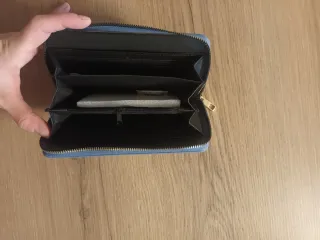 Portafoglio donna Luca Barra azzurro