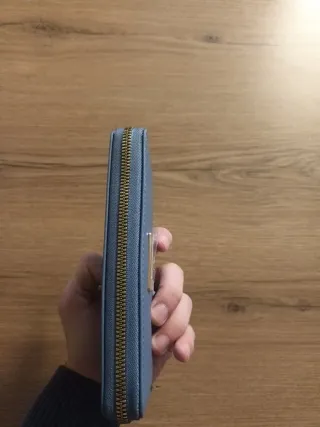 Portafoglio donna Luca Barra azzurro