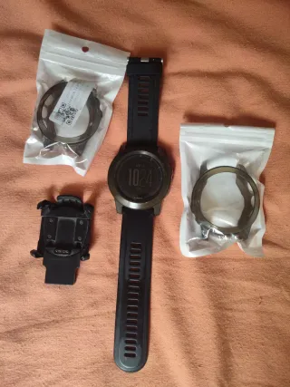 Garmin Fenix 3 HR Zafiro + Correa Titanio
