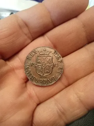 Fernando VII 12 diners 1812 Baleares