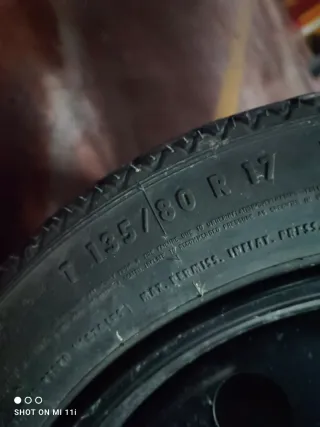 Rueda galleta de repuesto coche (Continental)