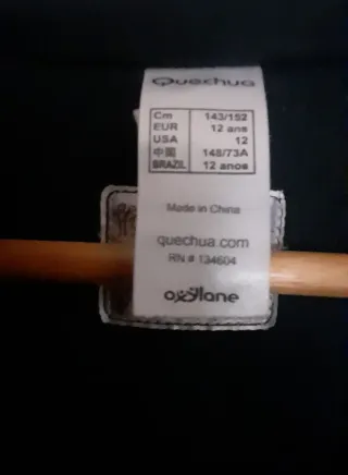 Chaqueta Quechua azul niño 10-12 años