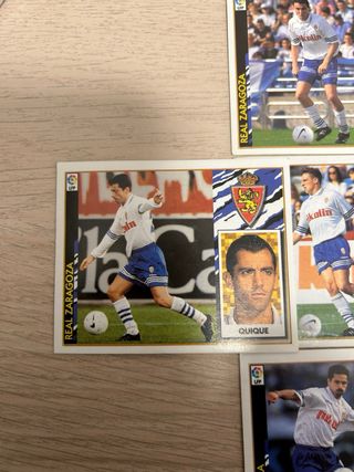 Lote 21 cromos Real Zaragoza Liga 97-98