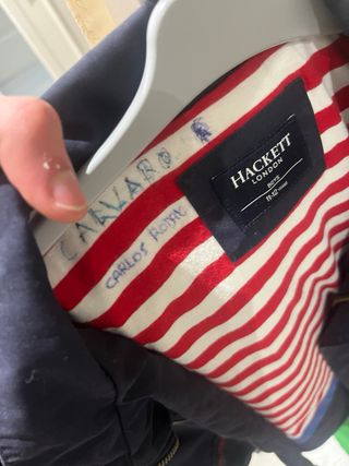 Chaqueta Hackett Azul y Roja