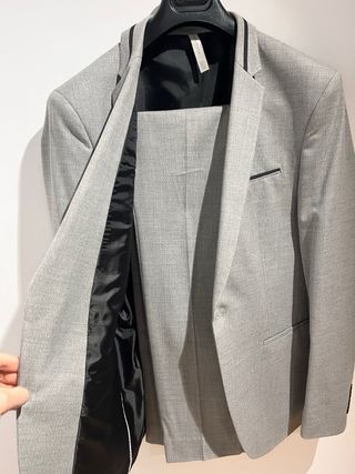 Traje de caballero Zara gris
