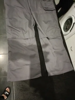 Pantalón de trabajo gris talla 48 forrado