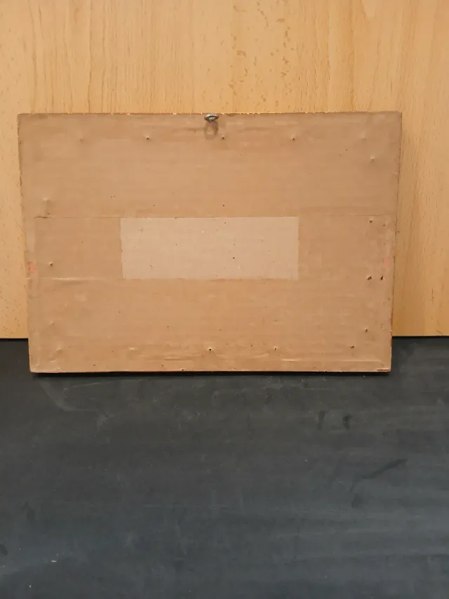 Acuarela Playa Malvín Montevideo Enmarcada