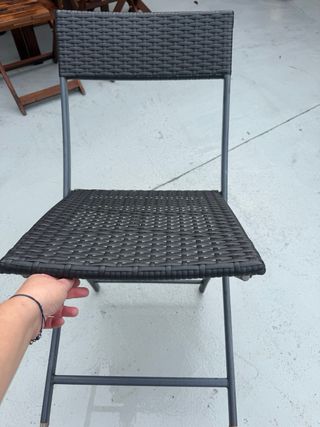 Mesa y 2 Sillas Terraza Exterior