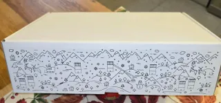 Lote 8 Cajas Cartón Regalo Navidad