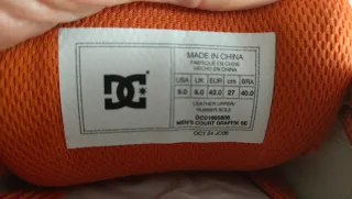 Zapatillas DC Shoes Naranja Talla 42