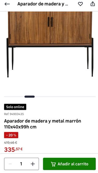 Aparador Nórdico Madera Abeto