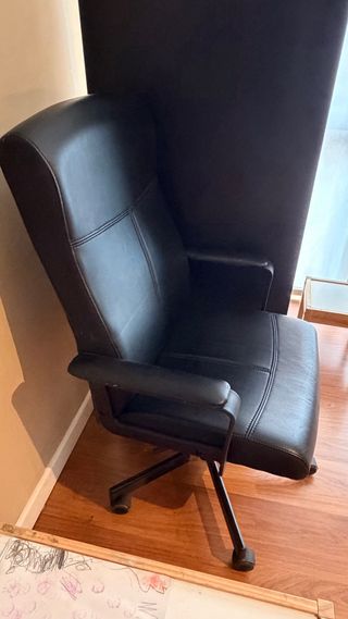 Silla de oficina Ikea Malkolm Negra