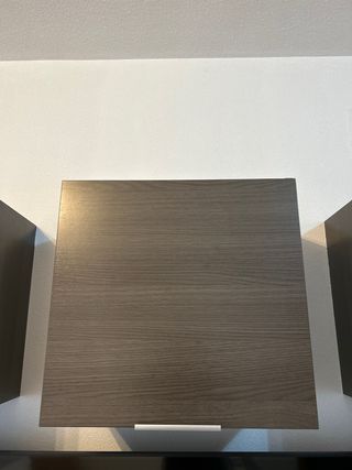 Mueble TV salón madera y cristal