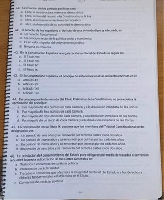 TEST OPOSICIÓN AUXILIAR ADMINISTRATIVO