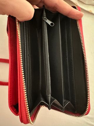 Portafogli e porta cellulare Prada Rosso