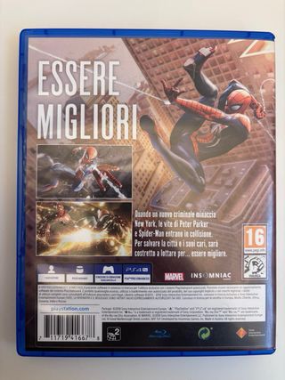 Marvel SpiderMan playstation 4
