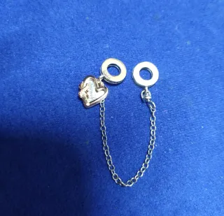 Cadena Seguridad Corazón Familia Pulsera Pandora