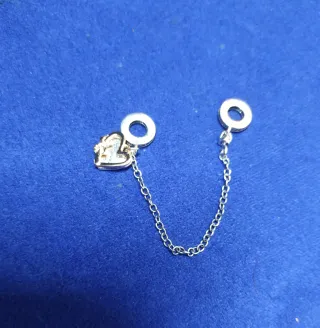 Cadena Seguridad Corazón Familia Pulsera Pandora