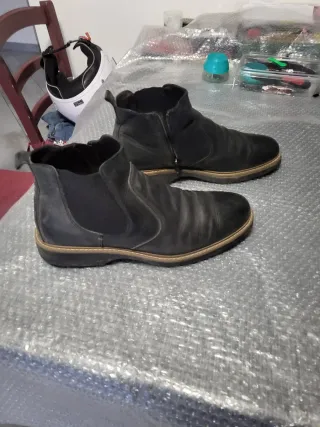 Stivaletti Imac in Pelle Grigio N.45 made in Italy