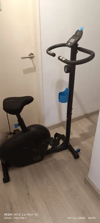 Bicicleta Estática Domyos 120 como nueva Decathlon