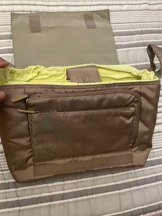Borsa a tracolla marrone da uomo