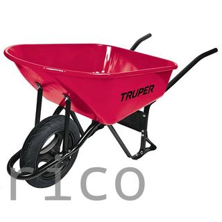 Carretilla 100 Litros Metálica - Impinchable - 580 Kg - Truper