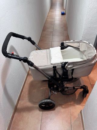 Carro bebé 3 posiciones + trona evolutiva
