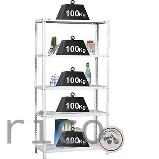 Estantería Metálica 2000x1000x400 mm - 500 Kg