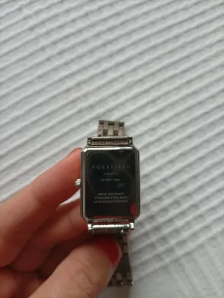 Reloj Rosefield Plata y Blanco