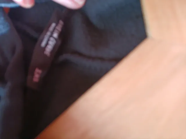 Vestido Sudadera Negro con Capucha Talla 1XL