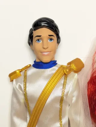 Muñecos Ariel y Eric Boda Disney