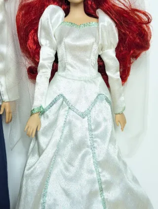 Muñecos Ariel y Eric Boda Disney