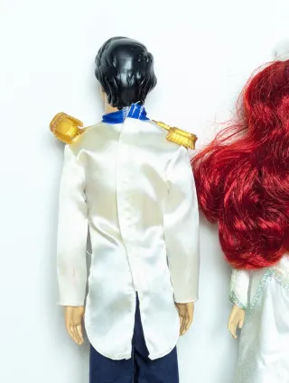 Muñecos Ariel y Eric Boda Disney