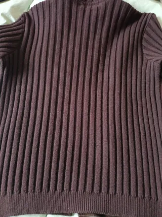 Chaqueta de ante y punto